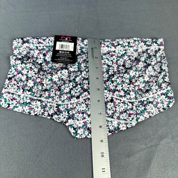 Maidenform Womens Size Medium 6 Panty Boyshorts Floral Multicolor New - Picture 8 of 8
